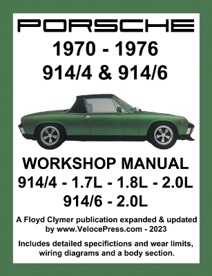 Book cover for Porsche 914/4 & 914/6 1970-1976 Workshop Manual