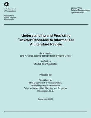 Book cover for Understanding and Predicting Traveler Response to Information