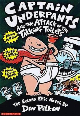 Book cover for Captain Underpants and the Attack of the Talking Toilets