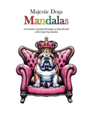 Cover of Majestic Dogs Mandalas