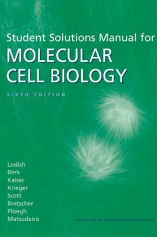 Cover of Student Solutions Manual for Molecular Cell Biology