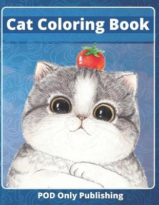 Book cover for Cat Coloring Book