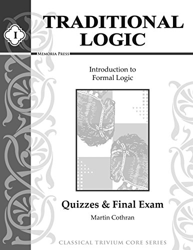 Book cover for Traditional Logic 1 Quiz Pkt