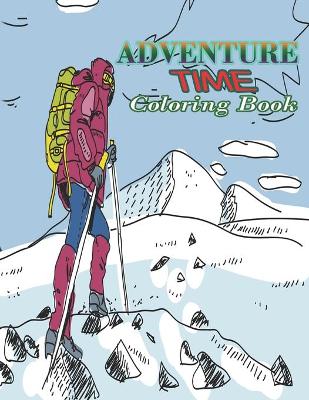 Book cover for Adventure Time Coloring Book