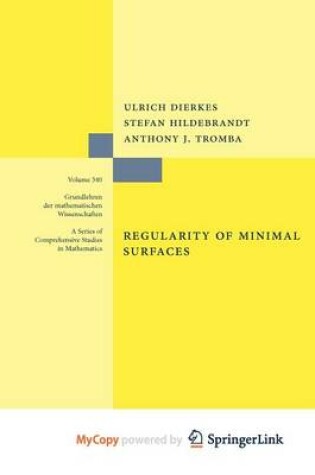 Cover of Regularity of Minimal Surfaces