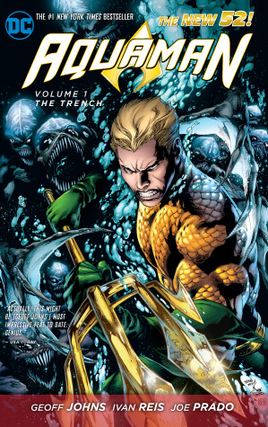 Book cover for Aquaman Vol. 1: The Trench (The New 52)