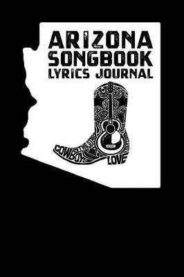 Book cover for Arizona Songbook Lyrics Journal
