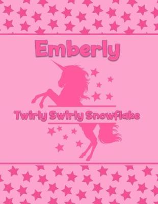 Book cover for Emberly Twirly Swirly Snowflake