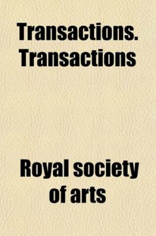 Cover of Transactions. Transactions