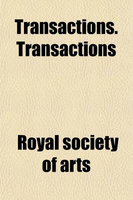 Book cover for Transactions. Transactions