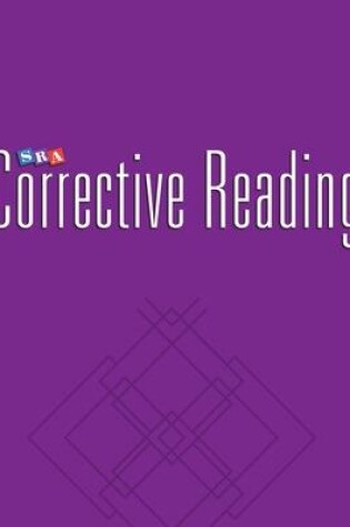Cover of Corrective Reading Comprehension Level B2, Teacher Materials