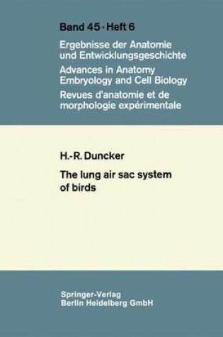 Cover of The Lung Air Sac System of Birds.