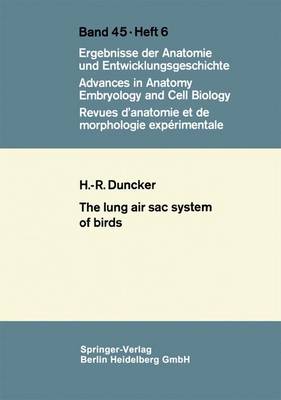 Book cover for The Lung Air Sac System of Birds.