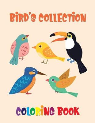 Book cover for Bird's Collection Coloring Book