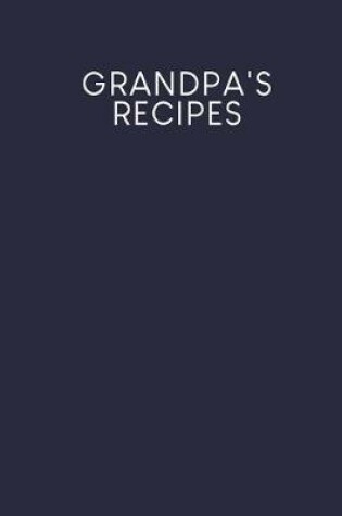 Cover of Grandpa's recipes