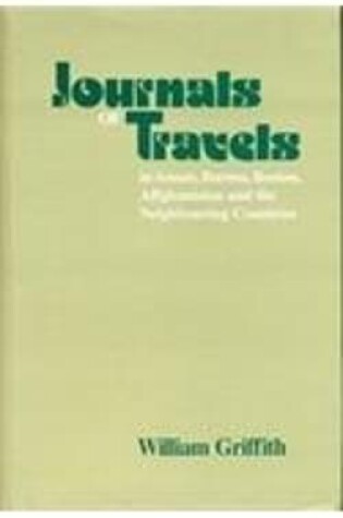 Cover of Journals of Travels in Assam, Burma, Bhutan, Afghanistan