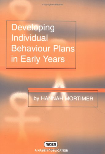 Cover of Developing Individual Behaviour Plans in the Early Years