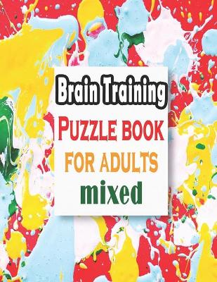 Book cover for Puzzle book for adults mixed