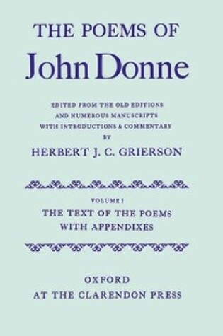 Cover of Volume I: The Text of the Poems with Appendices