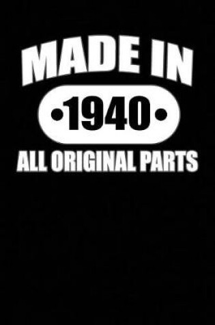 Cover of Made in 1940 All Original Parts