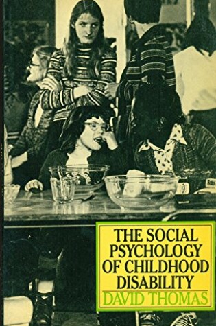 Cover of Social Psychology of Childhood Disability