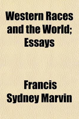 Book cover for Western Races and the World; Essays