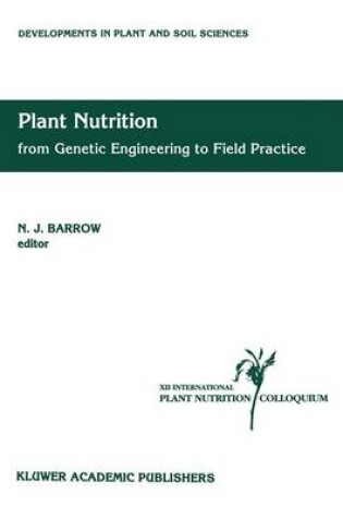 Cover of Plant Nutrition - From Genetic Engineering to Field Practice