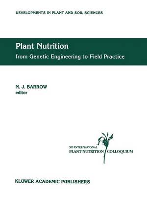 Book cover for Plant Nutrition - From Genetic Engineering to Field Practice