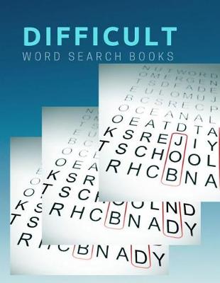 Book cover for Difficult Word Search Books