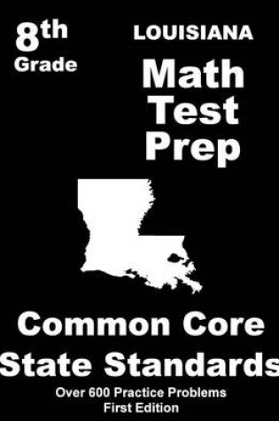 Cover of Louisiana 8th Grade Math Test Prep
