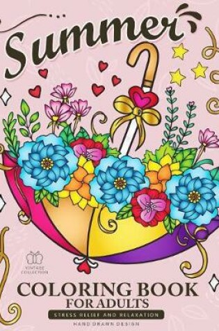 Cover of Summer Coloring Book for Adults