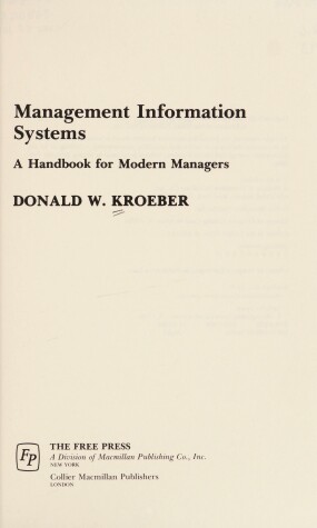 Book cover for Management Information Systems