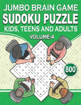 Book cover for Jumbo Brain Game Sudoku Puzzle Volume-4