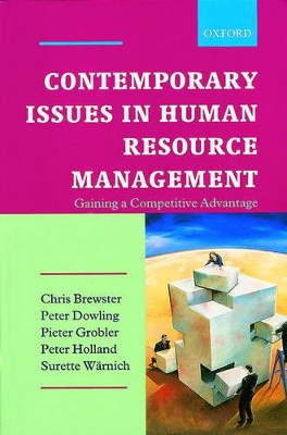 Book cover for Contemporary Issues in Human Resources Management