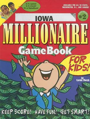 Book cover for Iowa Millionaire Game Book for Kids!