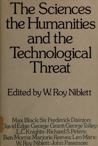 Book cover for Sciences, the Humanities and the Technological Threat