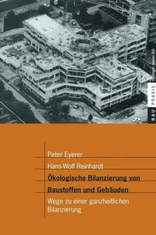 Cover of Okologische Bilanzierung Von Baustoffen Und Gebauden