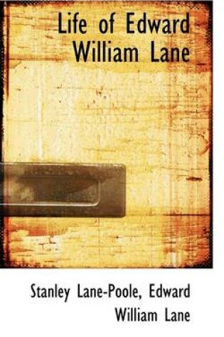 Cover of Life of Edward William Lane