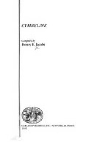 Cover of Cymbeline an Annotated