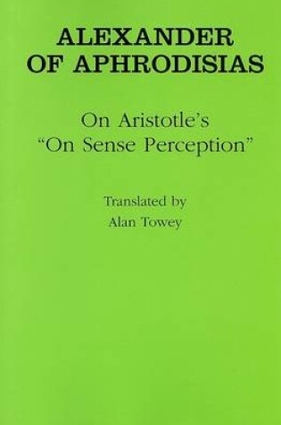 Cover of On Aristotle's "On Sense Perception"