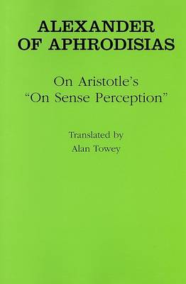 Book cover for On Aristotle's "On Sense Perception"