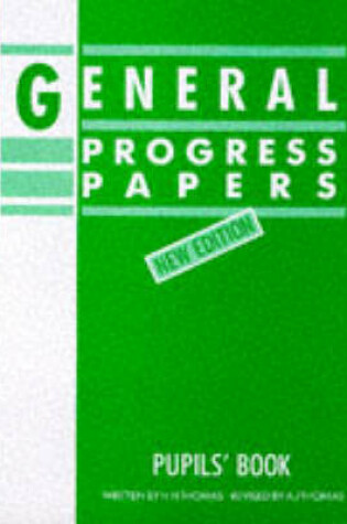 Cover of General Progress Papers