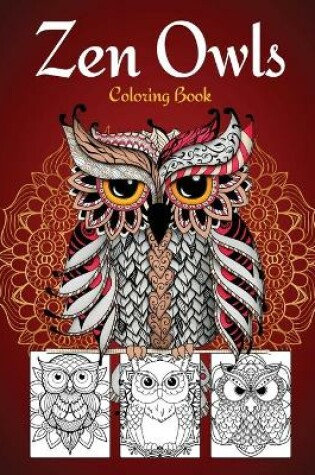 Cover of Zen Owls Coloring Book