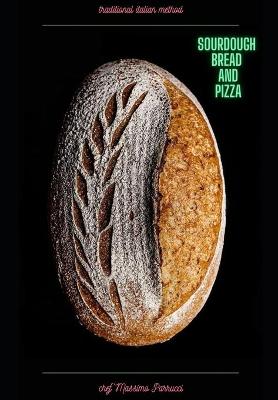 Book cover for sourdough bread and pizza cookbook