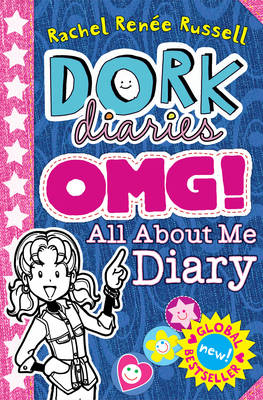 Book cover for Dork Diaries OMG: All About Me Diary!