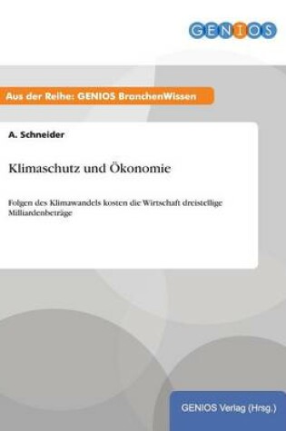 Cover of Klimaschutz und Ökonomie
