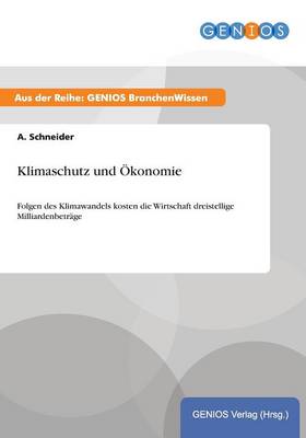 Book cover for Klimaschutz und Ökonomie