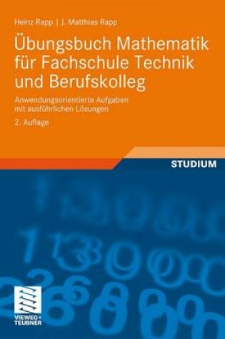 Cover of Bungsbuch Mathematik Fur Fachschule Technik Und Berufskolleg