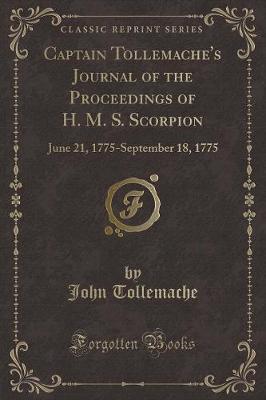 Book cover for Captain Tollemache's Journal of the Proceedings of H. M. S. Scorpion