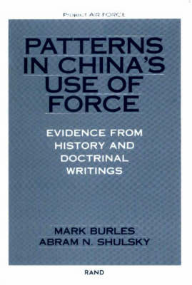 Book cover for Patterns in China's Use of Force